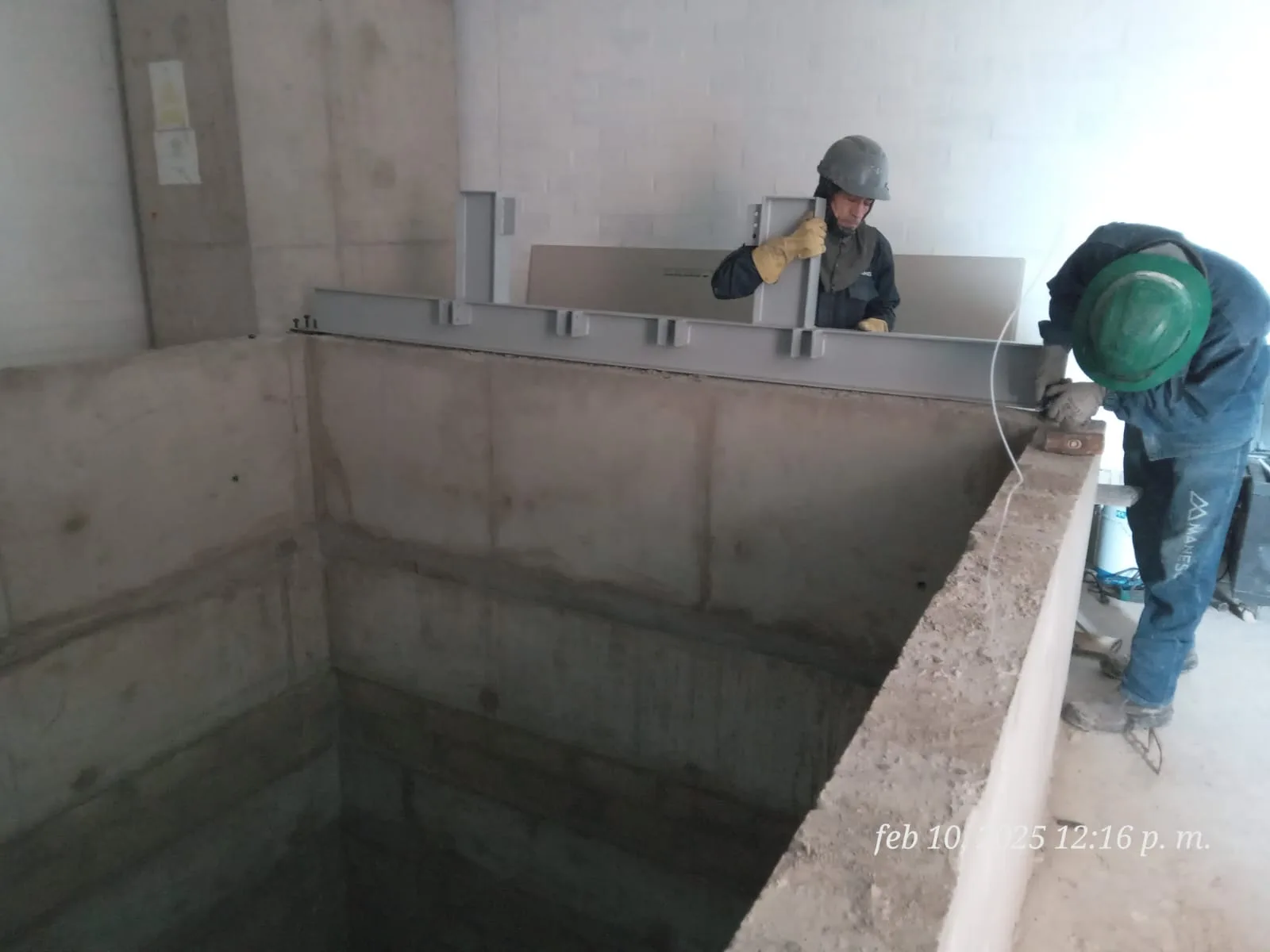 Estructura soporte ascensores Clínica Buonavitta · foto 2