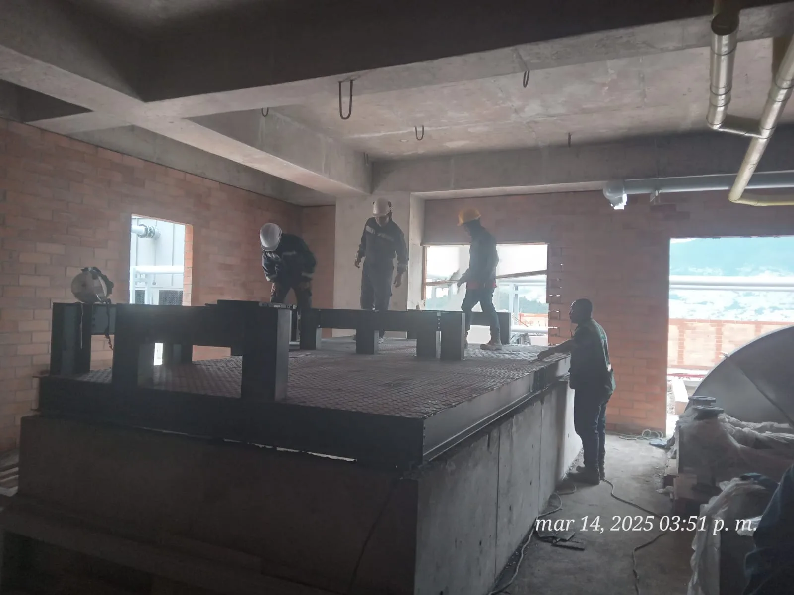 Estructura soporte ascensores Clínica Buonavitta · foto 14